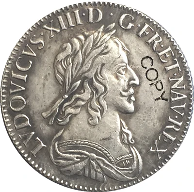 Франция Людовик III 1644 копия монет | Дом и сад