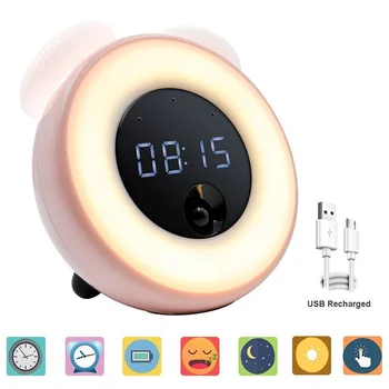 PIR sensor Alarm Clock Wake Up Digital Alarm Clock Snooze Function Touch Control with PIR Night Light Function Clock Baby Care 
PIR sensor Alarm Clock Wake Up Digital Alarm Clock Snooze Function Touch Control with PIR Night Light Function Clock Baby Care