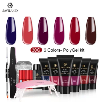 SAVILAND PolyGel Nail Kit Extension Lamp Poly Gel for Building Dry for Nails Soak Off Gel Nail Extension Kit
SAVILAND PolyGel Nail Kit Extension Lamp Poly Gel for Building Dry for Nails Soak Off Gel Nail Extension Kit