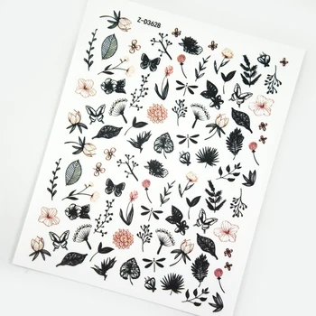 1pc Summer Tropical Leaves Nail StickerRose Flower Designs Nail Art Butterfly Spring Blossom Manicure Adhesive Decal Decorations
1pc Summer Tropical Leaves Nail StickerRose Flower Designs Nail Art Butterfly Spring Blossom Manicure Adhesive Decal Decorations