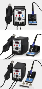 2 in 1 YIHUA 8786D Hot Air Soldering Station Soldering Iron Station Double Panel Circuit LED Rework Station
2 in 1 YIHUA 8786D Hot Air Soldering Station Soldering Iron Station Double Panel Circuit LED Rework Station