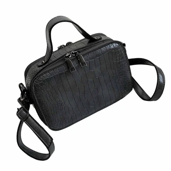 Stone Pattern Crossbody Bags For Women Fashion Small Solid Colors Shoulder Bag Female Handbags And Purses With Handle(Black) 
Stone Pattern Crossbody Bags For Women Fashion Small Solid Colors Shoulder Bag Female Handbags And Purses With Handle(Black)