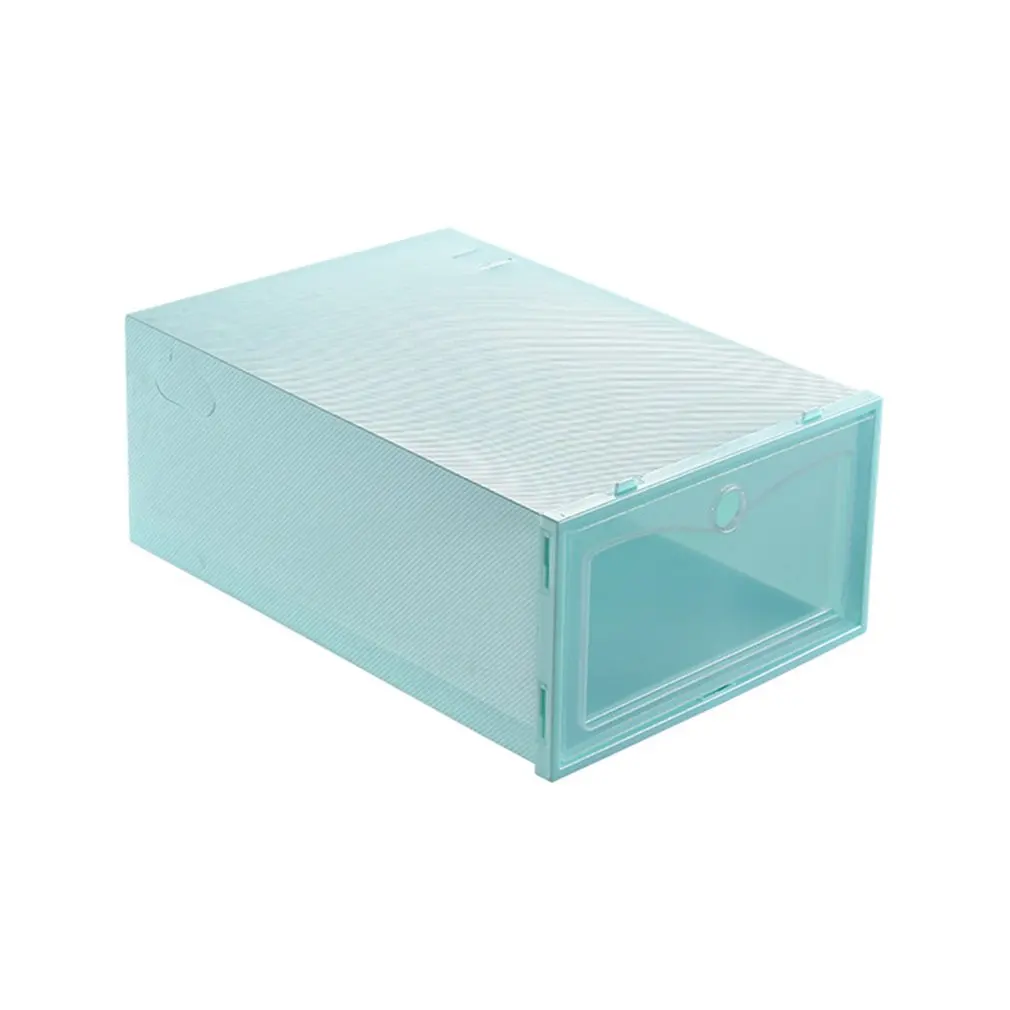 Flip Shoes Box Thickened Transparent Drawer Case Plastic Shoe Boxes Stackable Box Shoe Organizer Shoebox storage Shoe Rack New
Flip Shoes Box Thickened Transparent Drawer Case Plastic Shoe Boxes Stackable Box Shoe Organizer Shoebox storage Shoe Rack New