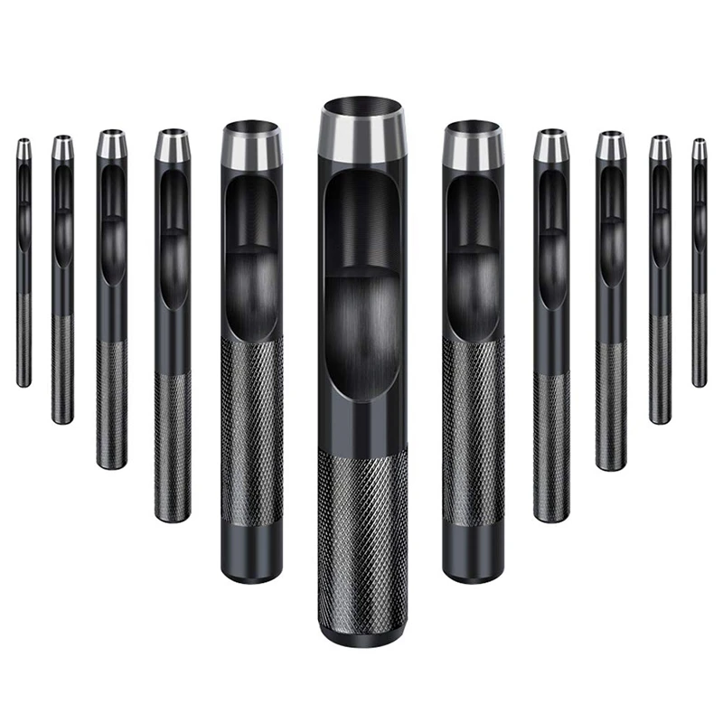 HOT-11Pcs Round Hole Punch Set For Watch Band, Leather, Gasket Belt, Fabric, Canvas Clothes, Eyelet(1-10Mm) Round Hollow Hole Pu
HOT-11Pcs Round Hole Punch Set For Watch Band, Leather, Gasket Belt, Fabric, Canvas Clothes, Eyelet(1-10Mm) Round Hollow Hole Pu