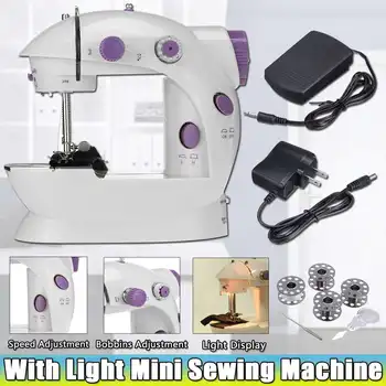 2020 Mini Electric Handheld Sewing Machine Dual Speed Adjustment with Light Foot Double Threads Pendal Sewing Machine US plug
2020 Mini Electric Handheld Sewing Machine Dual Speed Adjustment with Light Foot Double Threads Pendal Sewing Machine US plug