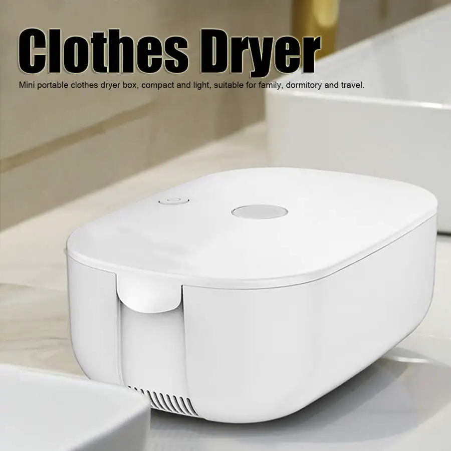 Portable Mini Clothes Dryer Box Underwear Drying Machine for Home Outdoor Travel US Plug 110-120V Portable Baby clothes dryer
Portable Mini Clothes Dryer Box Underwear Drying Machine for Home Outdoor Travel US Plug 110-120V Portable Baby clothes dryer