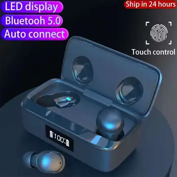 Noise Reduction Wireless Headphones Bluetooth V5.0 Earphones Music 9D Stereo Sound Earbuds Headsets Touch Control LED Display
Noise Reduction Wireless Headphones Bluetooth V5.0 Earphones Music 9D Stereo Sound Earbuds Headsets Touch Control LED Display