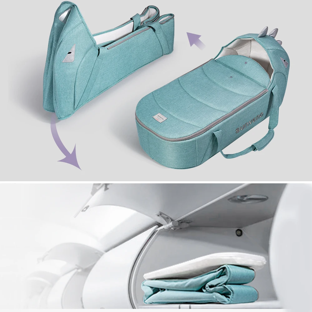 Sunveno переносная детская кроватка для путешествий корзина раскладушка