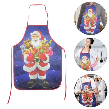 1pc Christmas Elements Design Apron Cooking Apron for Home Restaurant (White) 
1pc Christmas Elements Design Apron Cooking Apron for Home Restaurant (White)