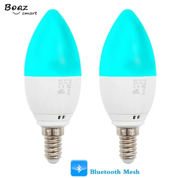 Smart Bluetooth Mesh Led Bulb E12 E14 E26 E27 Warm White Rgbcw Remote Control Candle Light Christmas Decorations for Home
Smart Bluetooth Mesh Led Bulb E12 E14 E26 E27 Warm White Rgbcw Remote Control Candle Light Christmas Decorations for Home
