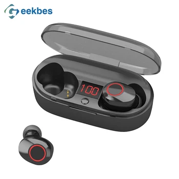 New TWS Bluetooth Earphone Mini Wireless Earbuds HIFI 3D Stereo Headphone with Mic Charging Box Sport Headset for Smart Phone
New TWS Bluetooth Earphone Mini Wireless Earbuds HIFI 3D Stereo Headphone with Mic Charging Box Sport Headset for Smart Phone