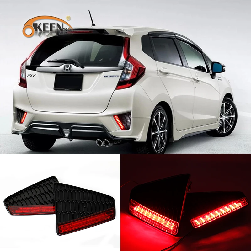 2pcs For Honda JAZZ FIT 2014 2015 2016 2017 Led Rear Bumper Reflector Light Braking Drving Fog Lamp Waterproof
2pcs For Honda JAZZ FIT 2014 2015 2016 2017 Led Rear Bumper Reflector Light Braking Drving Fog Lamp Waterproof