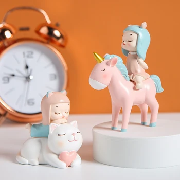 Nordic Unicorn Horn Angel Figurines Lovely Girl Flower Fairy Statue Home Decor Creative Fairy Garden Christmas Birthday Kid Gift
Nordic Unicorn Horn Angel Figurines Lovely Girl Flower Fairy Statue Home Decor Creative Fairy Garden Christmas Birthday Kid Gift
