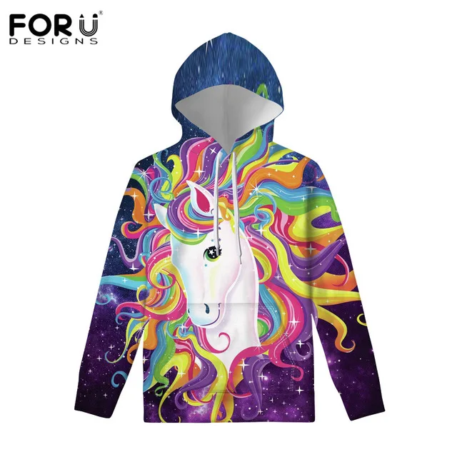 FORUDESIGNS Cute Rainbow Colorful Print Clothes Women Hoodies Casual Pullover Tops Girls Streetwear Harajuku Sweatshirts
FORUDESIGNS Cute Rainbow Colorful Print Clothes Women Hoodies Casual Pullover Tops Girls Streetwear Harajuku Sweatshirts