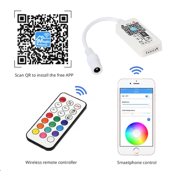 DC 12V MINI LED WIFI RGB controller Iphone, Ipad, IOS/Android Mobile Phone wireless used for RGB LED Strip
DC 12V MINI LED WIFI RGB controller Iphone, Ipad, IOS/Android Mobile Phone wireless used for RGB LED Strip