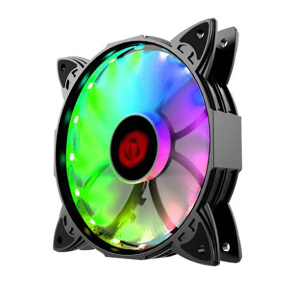 12CM CPU Fan Cooler RGB Adjust LED 12V 6Pin Quiet IR Remote Computer Cooler Cooling RGB Fall Fan Computer Modification
12CM CPU Fan Cooler RGB Adjust LED 12V 6Pin Quiet IR Remote Computer Cooler Cooling RGB Fall Fan Computer Modification
