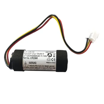 3.7V 3000mAh Li-Polymer Battery for Harman Kardon Onyx Studio 4 Bluetooth speaker battery Rechargeable Accumulator ICR22650
3.7V 3000mAh Li-Polymer Battery for Harman Kardon Onyx Studio 4 Bluetooth speaker battery Rechargeable Accumulator ICR22650