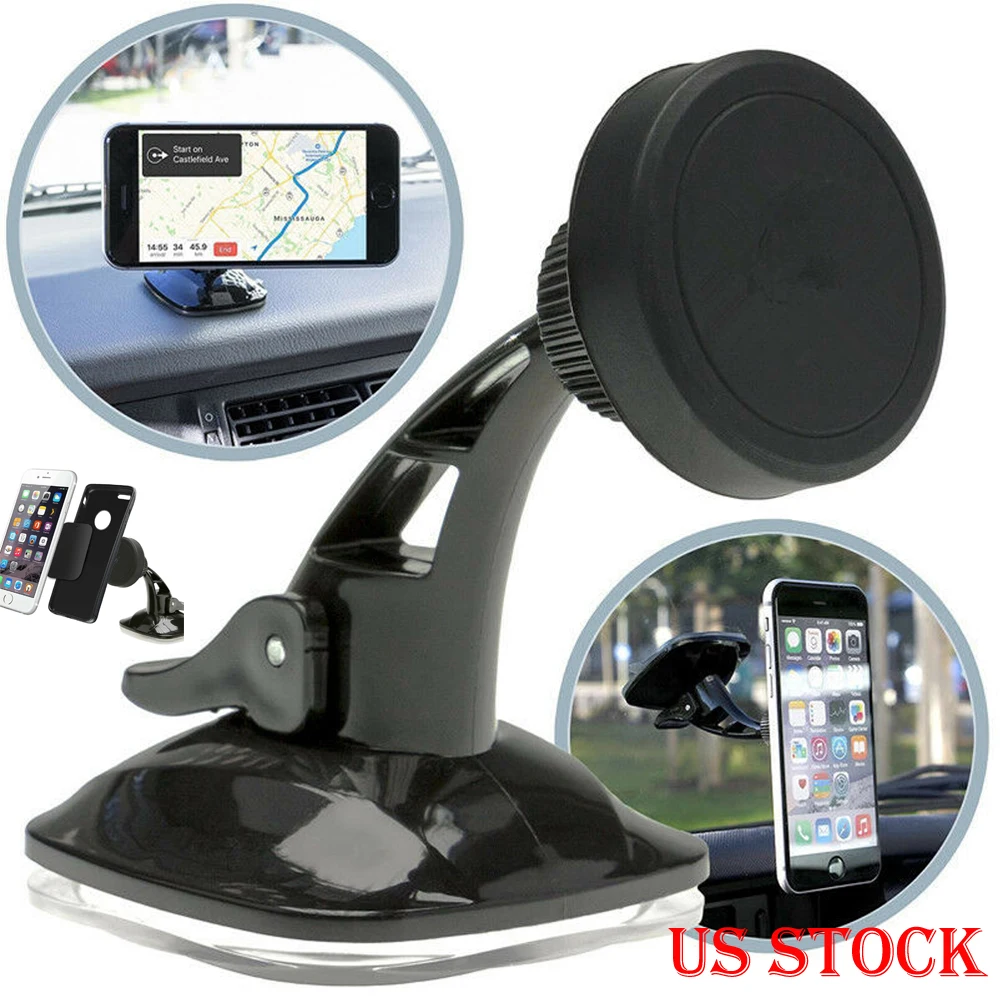 Universal Magnetic Mount Car Windscreen Suction Holder Stand For Mobile Cell Phone GPS Universal Magnetic Cellphone Holder