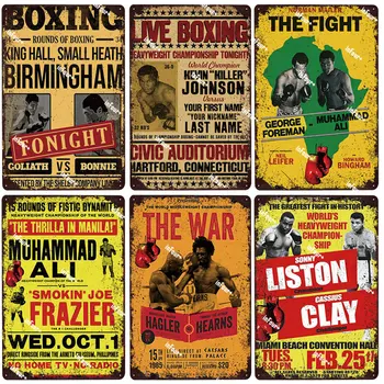 Boxing The Fight Metal Plate Tin Sign Plaque Vintage Pub Bar Decor Metal Sign Metal Moive Poster Home Decoration Vintage
Boxing The Fight Metal Plate Tin Sign Plaque Vintage Pub Bar Decor Metal Sign Metal Moive Poster Home Decoration Vintage