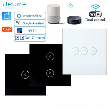 Tuya Dual-control smart switch smart touch switches that can mutually control the same light switches supports Work Alexa Google
Tuya Dual-control smart switch smart touch switches that can mutually control the same light switches supports Work Alexa Google