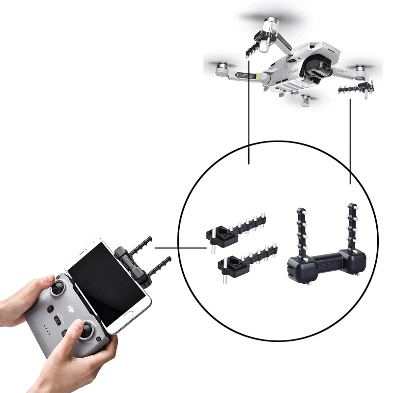 5.8G Mini 2 Drone and Controller Antenna Yagi Signal Booster Range Extender Premium version For DJI Mini 2 Extension 2.5-3.5KM
5.8G Mini 2 Drone and Controller Antenna Yagi Signal Booster Range Extender Premium version For DJI Mini 2 Extension 2.5-3.5KM