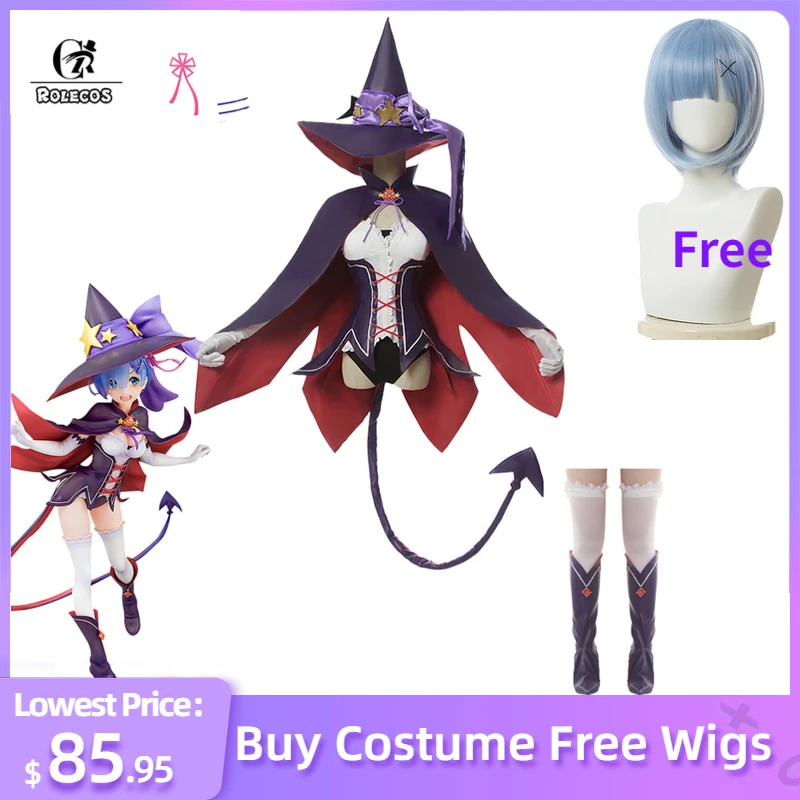 ROLECOS Anime Rem Re:Life in a different world from zero Cosplay Rem Halloween Costume Women Anime Re zero Cosplay Full Set
ROLECOS Anime Rem Re:Life in a different world from zero Cosplay Rem Halloween Costume Women Anime Re zero Cosplay Full Set