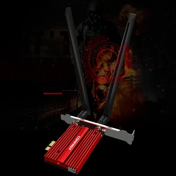 CF-AX200 PRO 3000Mbps PCI-E WiFi Card 2.4G/5Ghz Dual Band Bluetooth 5.0 PCI Express Wireless Network Card Adapter for Pc
CF-AX200 PRO 3000Mbps PCI-E WiFi Card 2.4G/5Ghz Dual Band Bluetooth 5.0 PCI Express Wireless Network Card Adapter for Pc