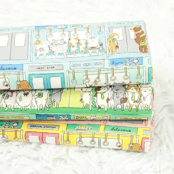 Half Yard Thicken Cotton Fabric With Japanese Cartoon Cat Print Handmade DIY Bag Garment Cloth 100% Cotton CR-540
Half Yard Thicken Cotton Fabric With Japanese Cartoon Cat Print Handmade DIY Bag Garment Cloth 100% Cotton CR-540