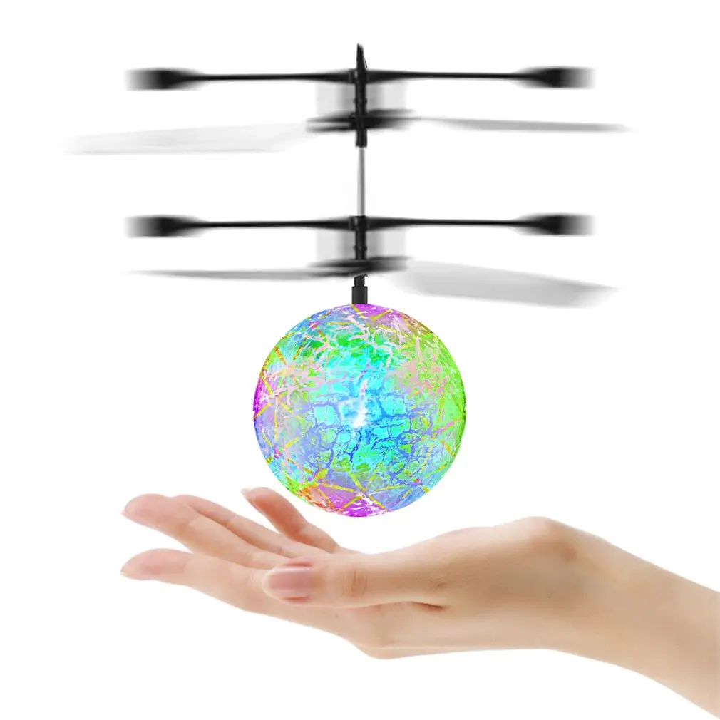 Auto Start Induction LED Flashing Flying Crystal Ball Body Work Design Light Weight Easy to Fly Simple Kids' Toy
Auto Start Induction LED Flashing Flying Crystal Ball Body Work Design Light Weight Easy to Fly Simple Kids' Toy