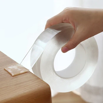 Transparent nano Magic tape Washable Reusable Double-Sided tape Adhesive Nano Traceless Sticker Removable Universal Disks Glue
Transparent nano Magic tape Washable Reusable Double-Sided tape Adhesive Nano Traceless Sticker Removable Universal Disks Glue
