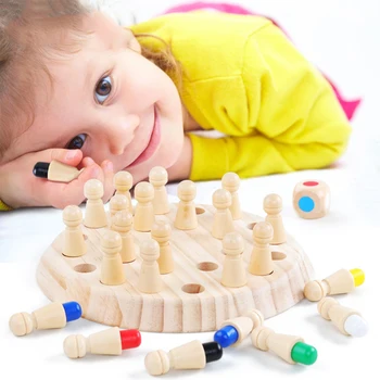 Fun Memory Match Stick Chess Game Wooden Game Toy Baby Educational Color Cognitive Ability Family Party Toys Gift For Children
Fun Memory Match Stick Chess Game Wooden Game Toy Baby Educational Color Cognitive Ability Family Party Toys Gift For Children