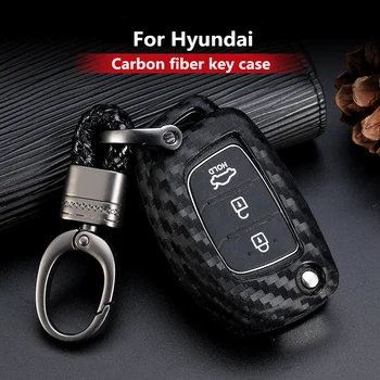 New Carbon Fiber Silica gel Car Key Case Cover Keychain For Hyundai Tucson Creta ix25 i10 i20 i30 Verna Mistra Elantra 2015-2018
New Carbon Fiber Silica gel Car Key Case Cover Keychain For Hyundai Tucson Creta ix25 i10 i20 i30 Verna Mistra Elantra 2015-2018