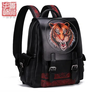 Genuine Leather Backpack For Man Real Cowhide Large Male Backpack Double Zipper Travel Rucksack Classic Black Bag Handmade
Genuine Leather Backpack For Man Real Cowhide Large Male Backpack Double Zipper Travel Rucksack Classic Black Bag Handmade