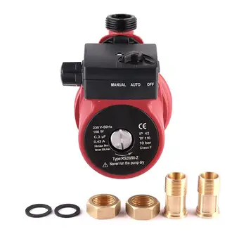 SHYLIYU 230V Household Electric Automatic Circulating Pump 10 bar Mini Hot Water Circulation Pressure Booster Pump for Bathroom
SHYLIYU 230V Household Electric Automatic Circulating Pump 10 bar Mini Hot Water Circulation Pressure Booster Pump for Bathroom