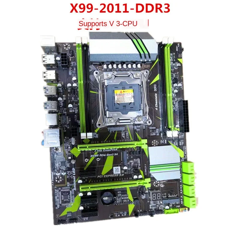 The new X99-DDR3 LGA2011 computer motherboard supports ECC-DDR3 memory gaming desktop 2678v3CPU
The new X99-DDR3 LGA2011 computer motherboard supports ECC-DDR3 memory gaming desktop 2678v3CPU