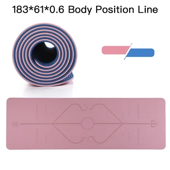 1830*610*6mm TPE Yoga Mat with Position Line Non Slip Carpet Mat For Beginner Environmental Fitness Gymnastics Mats
1830*610*6mm TPE Yoga Mat with Position Line Non Slip Carpet Mat For Beginner Environmental Fitness Gymnastics Mats
