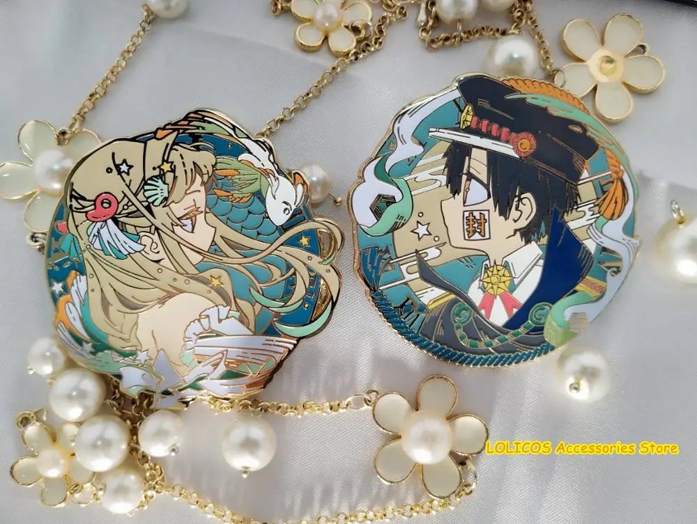 Anime Toilet Bound Hanako kun Nene Yashiro Cosplay Figure Metal Bedge Bags Badge Button Brooch Pin Souvenir Costume Props
Anime Toilet Bound Hanako kun Nene Yashiro Cosplay Figure Metal Bedge Bags Badge Button Brooch Pin Souvenir Costume Props