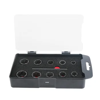 11pcs/Set Broken Nut Bolt Extractor Socket Hex Head Damaged Screw Removal Tool New And High Quality
11pcs/Set Broken Nut Bolt Extractor Socket Hex Head Damaged Screw Removal Tool New And High Quality