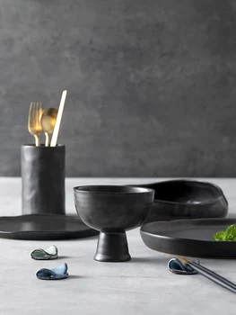 Special-shaped high foot bowl creative single shallow bowl personality home salad bowl dish steak plate 
Special-shaped high foot bowl creative single shallow bowl personality home salad bowl dish steak plate
