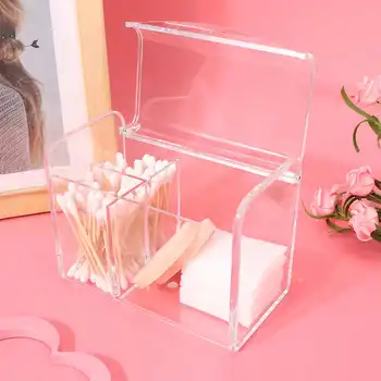 Cotton Swabs Storage Box Transparent Makeup Puff Makeup Tool Organizer Container
Cotton Swabs Storage Box Transparent Makeup Puff Makeup Tool Organizer Container