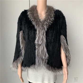 Sales clearance women genuine rabbit fur coat with real silver fur collar poncho coat c012
Sales clearance women genuine rabbit fur coat with real silver fur collar poncho coat c012