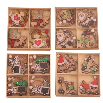 48 Pcs Snowman Christmas Hanging Crafts Wooden Pendant Tree Pendant for Home Xmas Tree Party
48 Pcs Snowman Christmas Hanging Crafts Wooden Pendant Tree Pendant for Home Xmas Tree Party