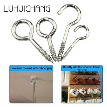 LUHUICHANG Light Hook Ring screw Question Mark hooks Sheep Eye Hook Screws Wood Self-tapping Screw Hooking
LUHUICHANG Light Hook Ring screw Question Mark hooks Sheep Eye Hook Screws Wood Self-tapping Screw Hooking