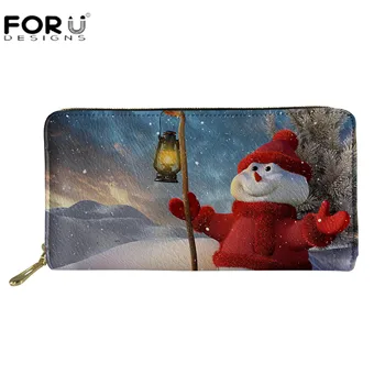 FORUDESIGNS Kawaii Christmas Print Wallets Ladies Coin Purse for Females Fashion Phone Pocket Card Holders Money Bag 
FORUDESIGNS Kawaii Christmas Print Wallets Ladies Coin Purse for Females Fashion Phone Pocket Card Holders Money Bag