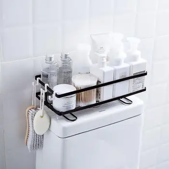 Metal Over Toilet Shelf Bathroom Shampoo Shower Gel Organizer With Hooks Washroom WC Hollow Draining Racks
Metal Over Toilet Shelf Bathroom Shampoo Shower Gel Organizer With Hooks Washroom WC Hollow Draining Racks