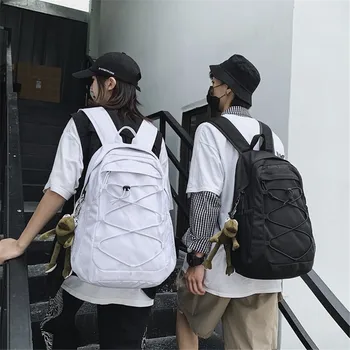 Schoolbag female Korean version of Harajuku college student high school backpack male large capacity travel ins wind backpack 
Schoolbag female Korean version of Harajuku college student high school backpack male large capacity travel ins wind backpack
