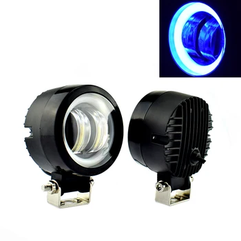 Car LED headlights spotlights 12V 20W bule Angel Eyes lights Bar motorcycle spot for lamp car auxiliary driving lights headlamp 
Car LED headlights spotlights 12V 20W bule Angel Eyes lights Bar motorcycle spot for lamp car auxiliary driving lights headlamp