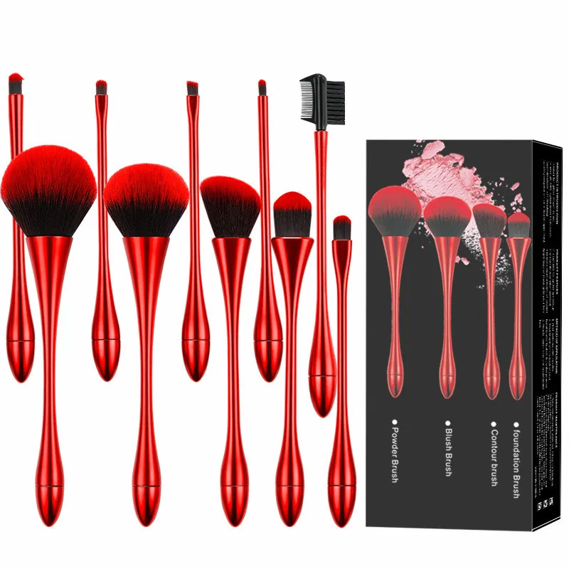 New Red Goblet Makeup Brush Set Gourd Cosmetic Brush Set Waterdrop Foundation Eye Makeup Brushes Set 5/10pcs Makeup Tool Kit
New Red Goblet Makeup Brush Set Gourd Cosmetic Brush Set Waterdrop Foundation Eye Makeup Brushes Set 5/10pcs Makeup Tool Kit