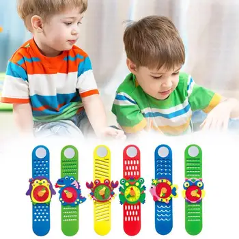 DIY Children Watch Handmade Cartoon Clock Sticker Kindergarten Puzzle Toy Random Develop Patience Increase Concentration
DIY Children Watch Handmade Cartoon Clock Sticker Kindergarten Puzzle Toy Random Develop Patience Increase Concentration