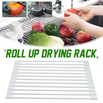 Silica Gel Draining Rack Tray Holder Shutters Kitchen Water Filter Sink Foldable Washing Dishes Bowl Vegetable Fruit Drain Dry
Silica Gel Draining Rack Tray Holder Shutters Kitchen Water Filter Sink Foldable Washing Dishes Bowl Vegetable Fruit Drain Dry